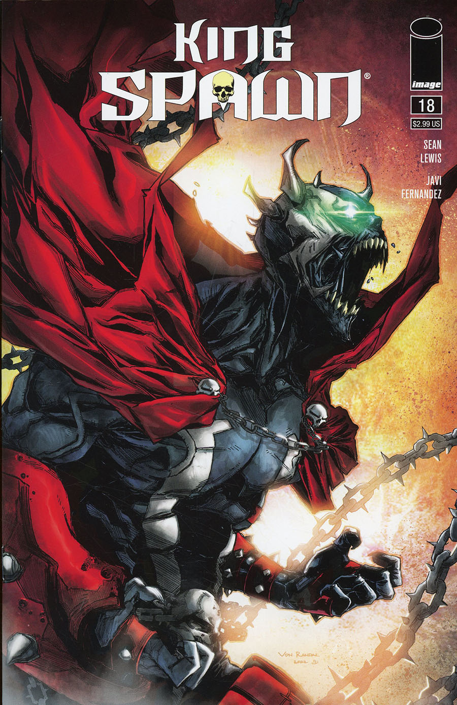 King Spawn #18 Cover B Variant Von Randal Cover