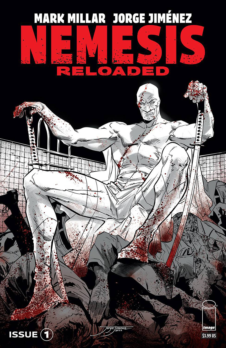 Nemesis Reloaded #1 Cover B Variant Jorge Jimenez Black & White Cover (Limit 1 Per Customer)