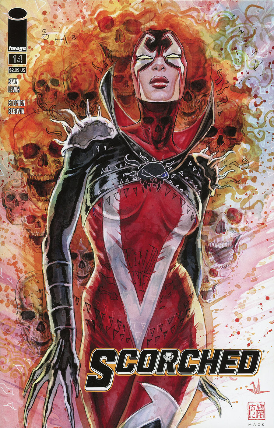 Scorched #14 Cover A Regular David Mack Cover