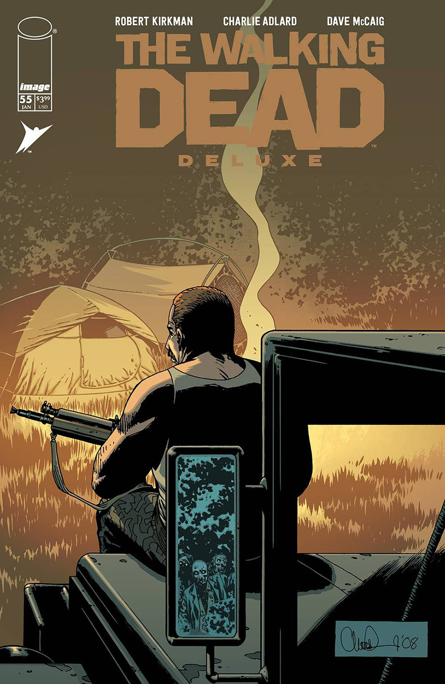 Walking Dead Deluxe #55 Cover B Variant Charlie Adlard & Dave McCaig Cover