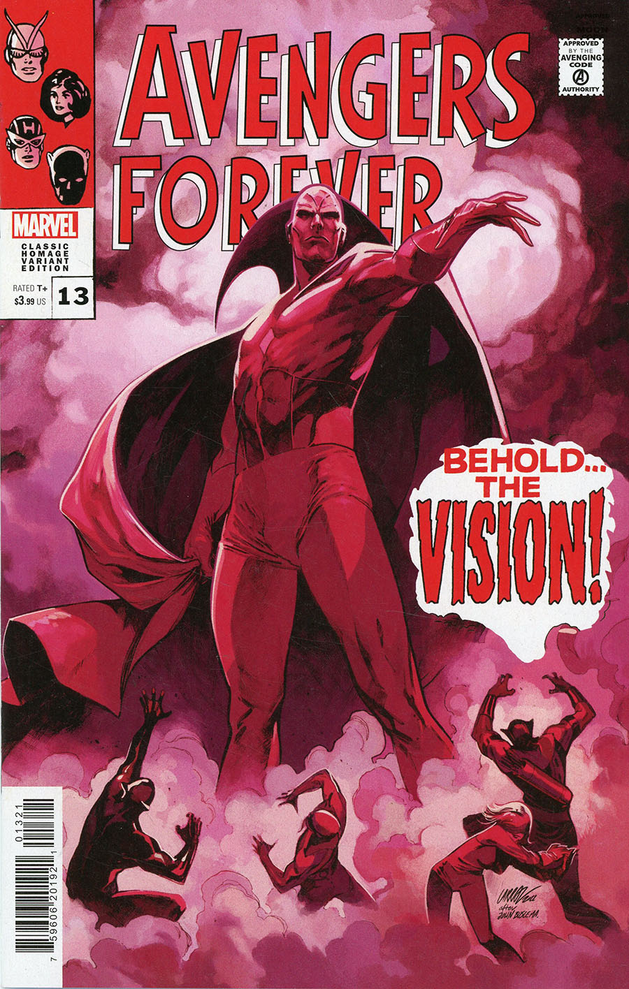 Avengers Forever Vol 2 #13 Cover C Variant Pepe Larraz Classic Homage Cover (Avengers Assemble Part 5)