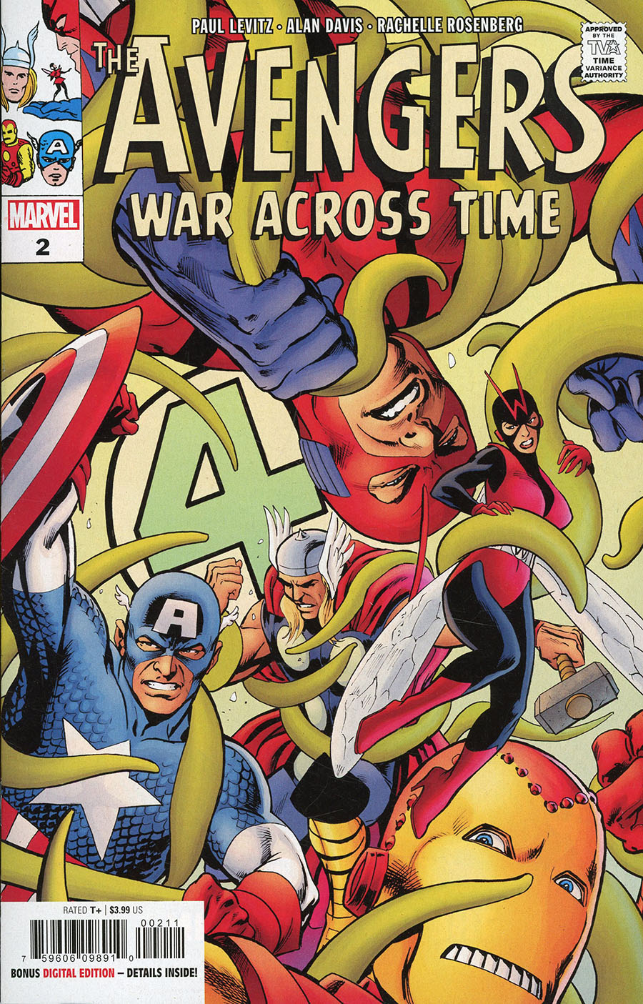 Avengers War Across Time #2 Cover A Regular Alan Davis Cover