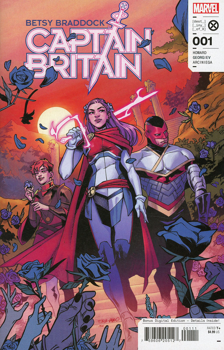 Betsy Braddock Captain Britain #1 Cover A Regular Erica Durso Cover