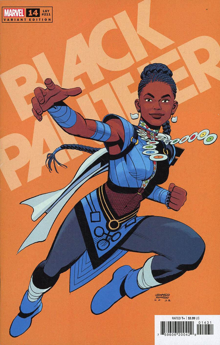 Black Panther Vol 8 #14 Cover D Variant Leonardo Romero Cover