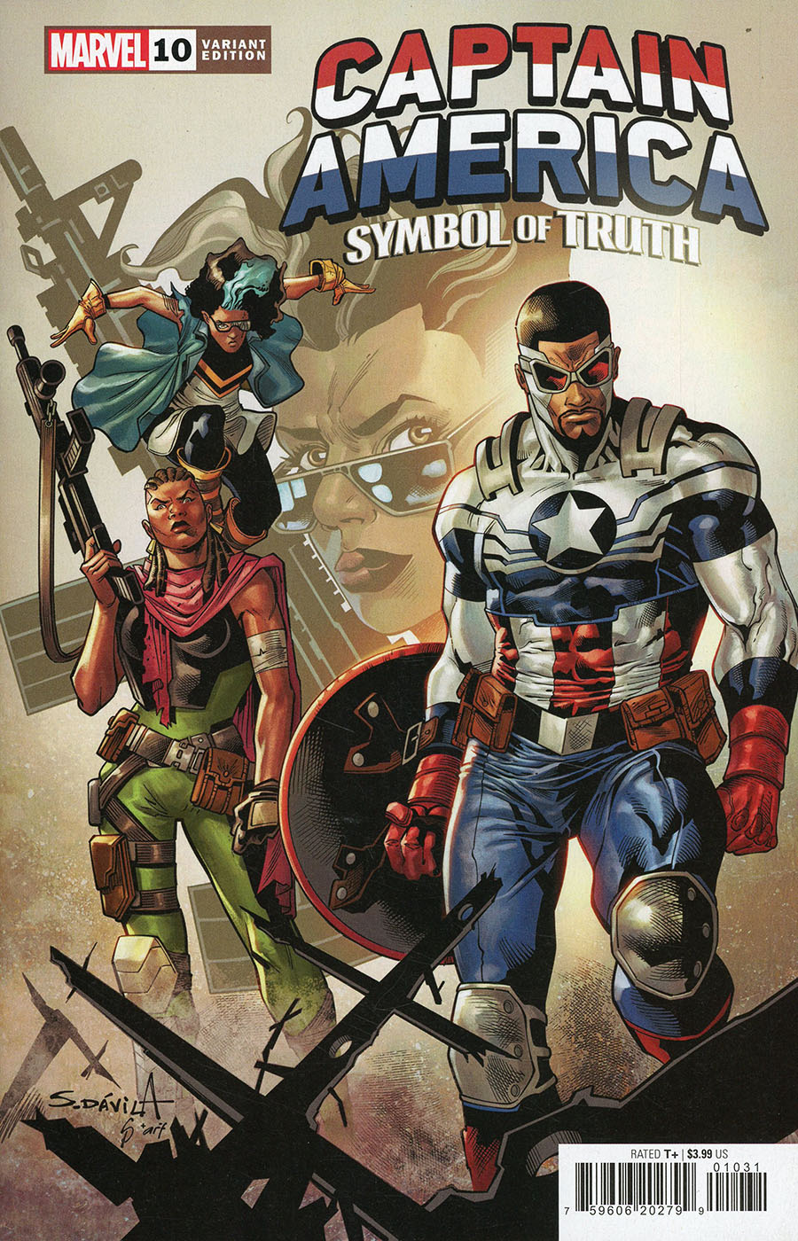 Captain America Symbol Of Truth #10 Cover C Variant Sergio Davila Cover