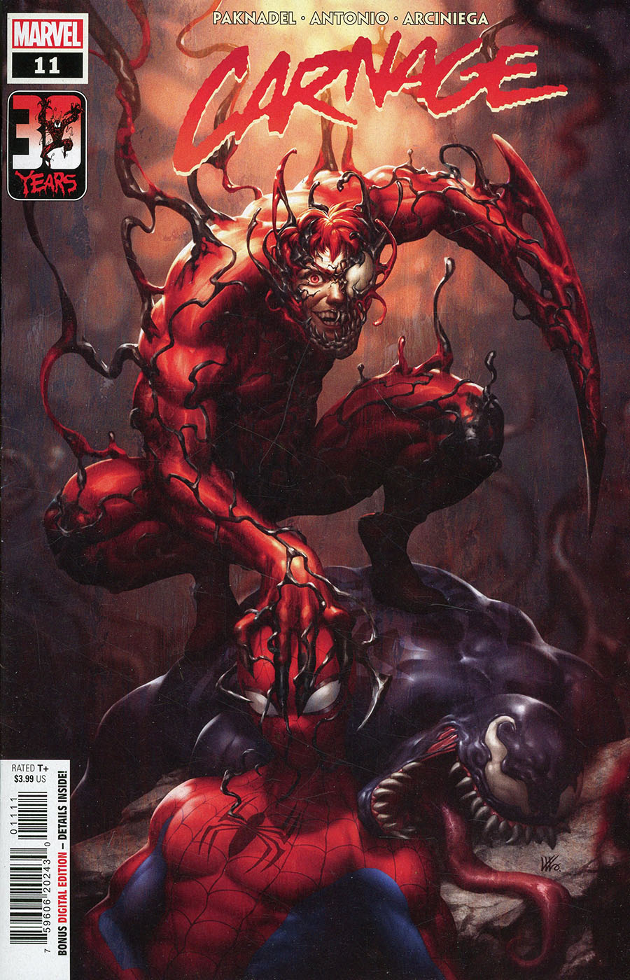 Carnage Vol 3 #11 Cover A Regular Kendrick kunkka Lim Cover