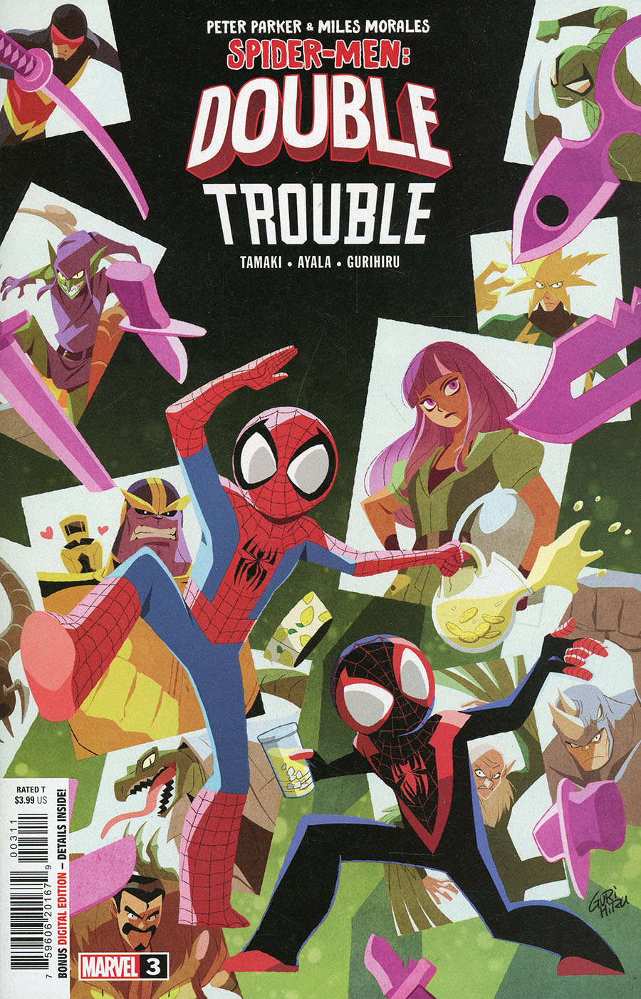 Peter Parker & Miles Morales Spider-Men Double Trouble #3 Cover A Regular Gurihiru Cover