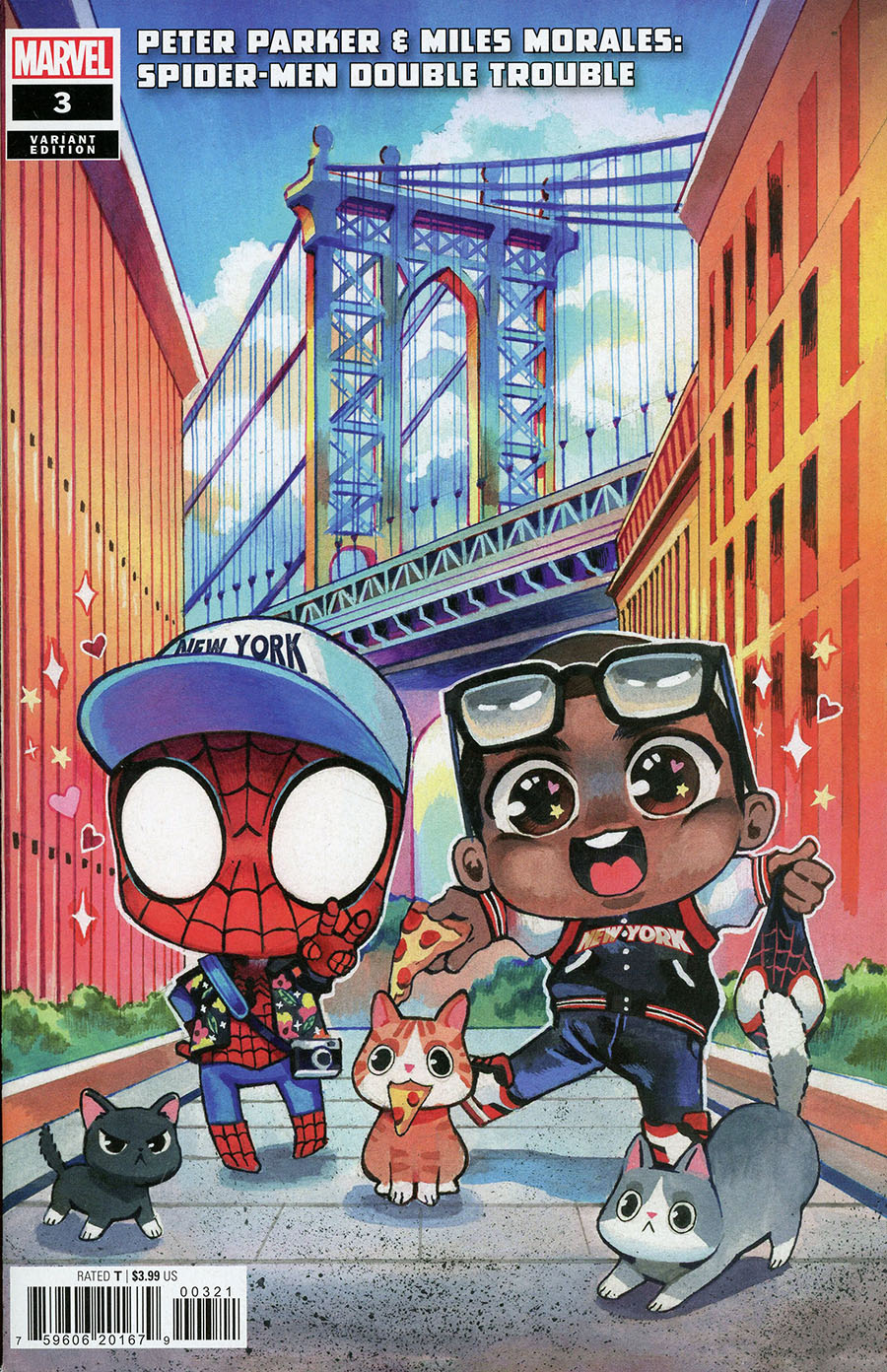 Peter Parker & Miles Morales Spider-Men Double Trouble #3 Cover B Variant Rian Gonzales Cover