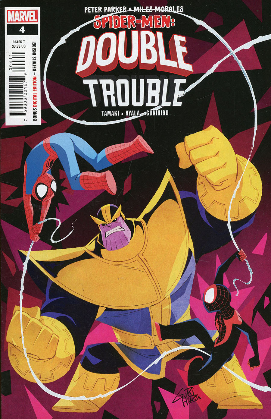 Peter Parker & Miles Morales Spider-Men Double Trouble #4 Cover A Regular Gurihiru Cover