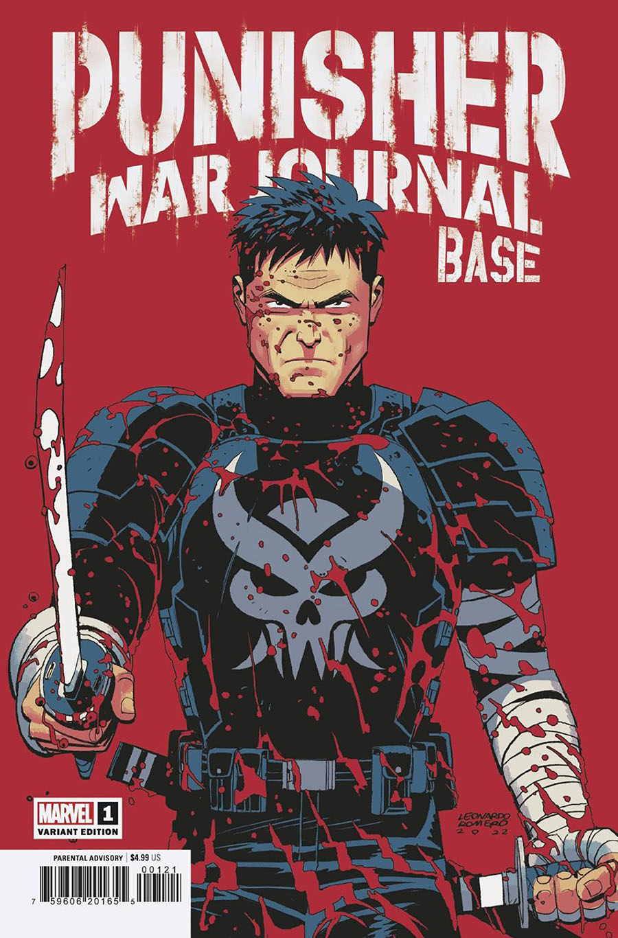 Punisher War Journal Base #1 (One Shot) Cover B Variant Leonardo Romero Cover