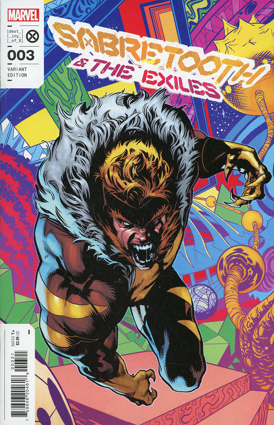 Sabretooth And The Exiles #3 Cover B Variant Geoff Shaw Cover
