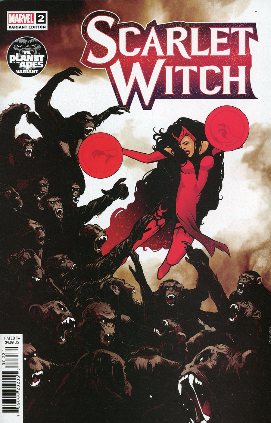 Scarlet Witch Vol 3 #2 Cover C Variant Lee Garbett Planet Of The Apes Cover