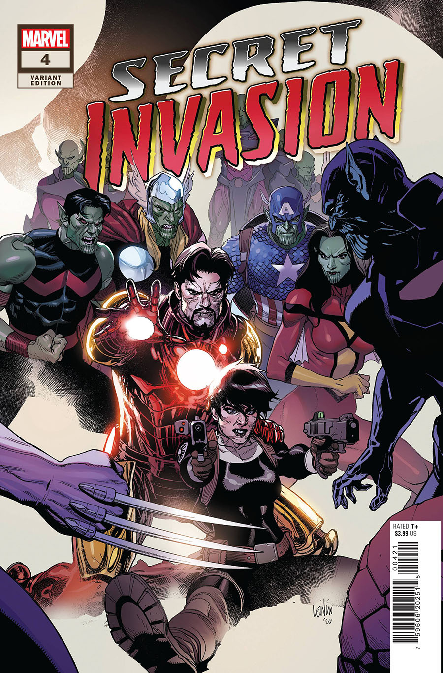 Secret Invasion Vol 2 #4 Cover B Variant Leinil Francis Yu Cover