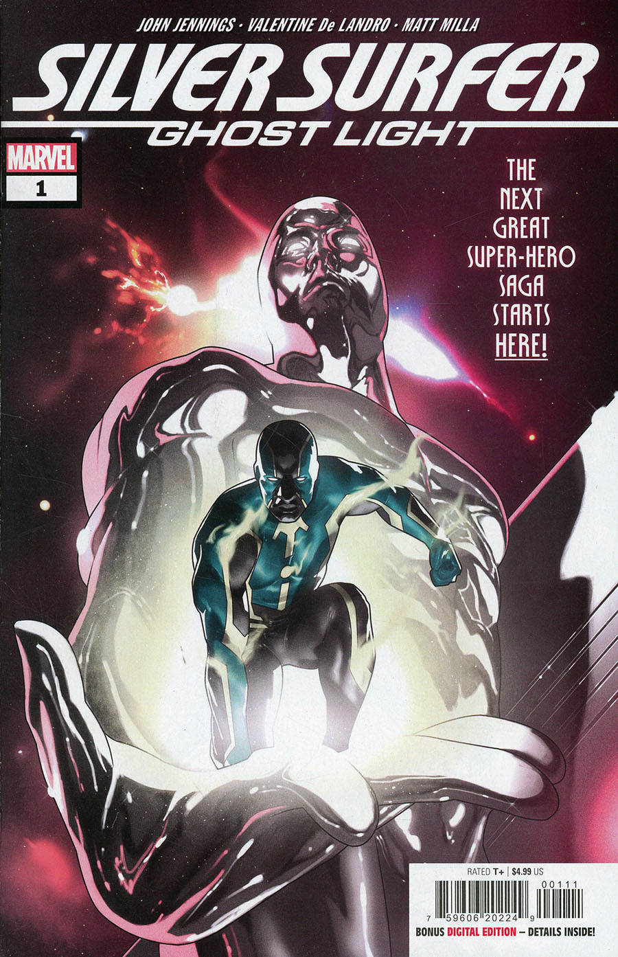 Silver Surfer Ghost Light #1 Cover A Regular Taurin Clarke Cover