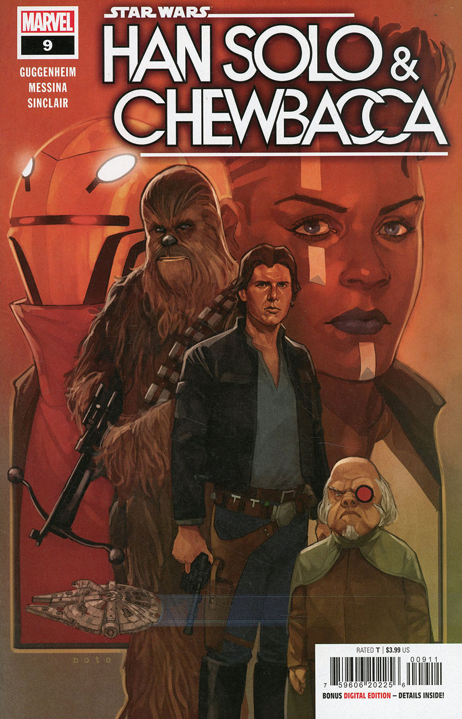 Star Wars Han Solo & Chewbacca #9 Cover A Regular Phil Noto Cover