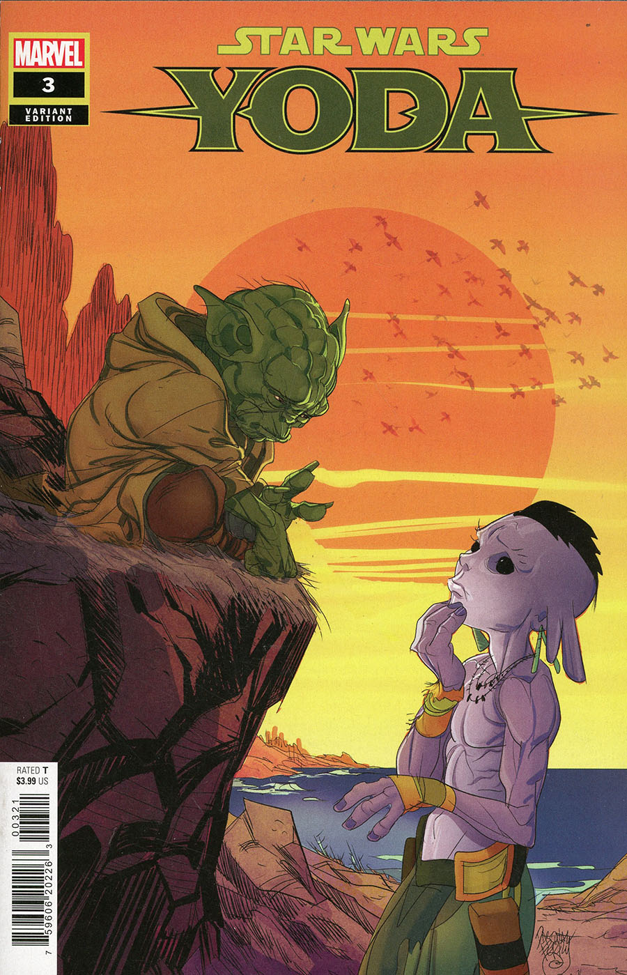 Star Wars Yoda #3 Cover B Variant Pasqual Ferry Cover