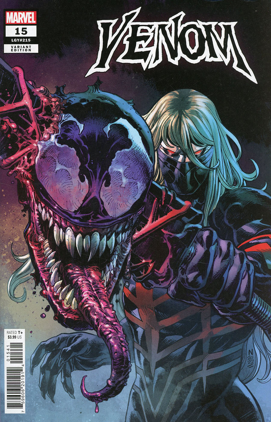 Venom Vol 5 #15 Cover C Variant Nic Klein Cover (Dark Web Tie-In)