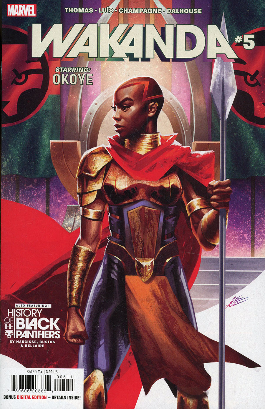 Wakanda #5 Cover A Regular Mateus Manhanini Cover