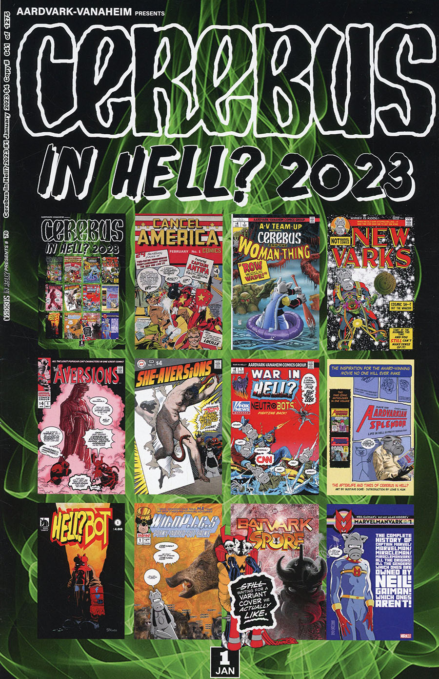 Cerebus In Hell 2023 Preview #1 (One Shot) Cover A Regular Dave Sim Cover