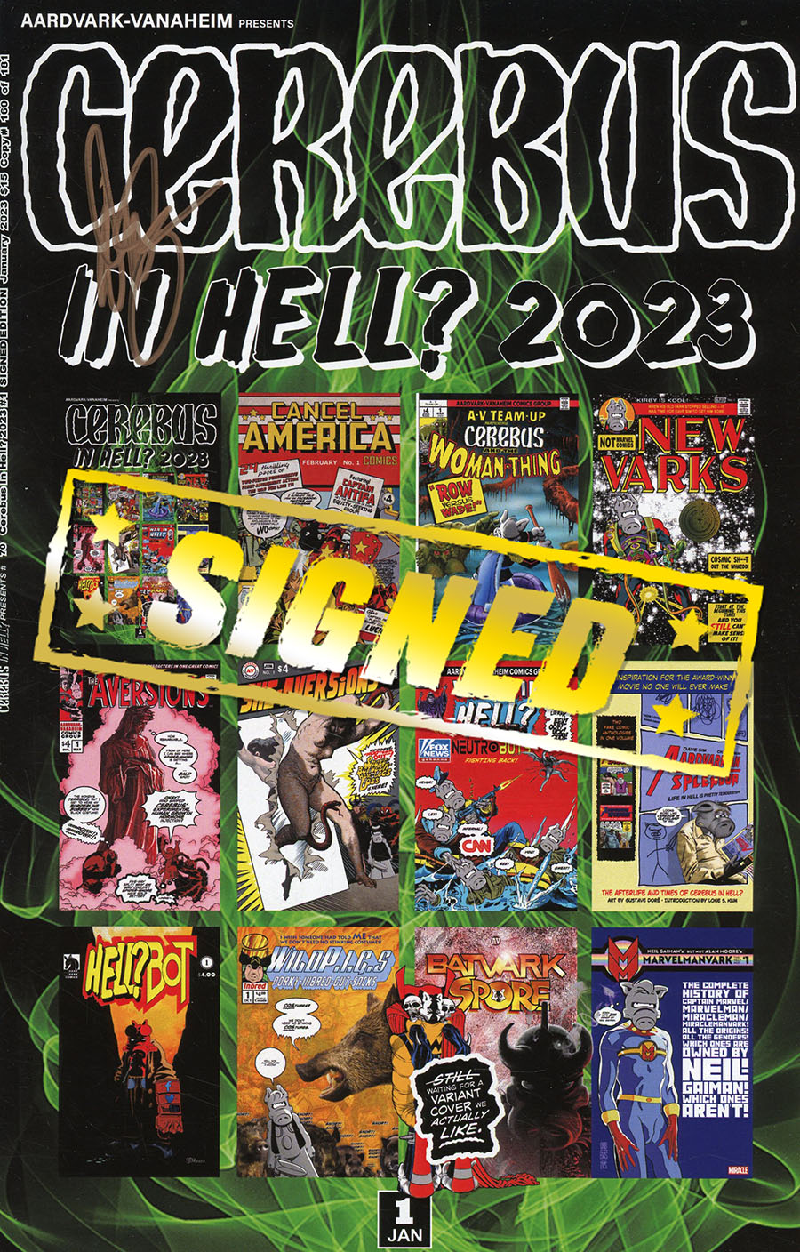 Cerebus In Hell 2023 Preview #1 (One Shot) Cover B Signed Edition