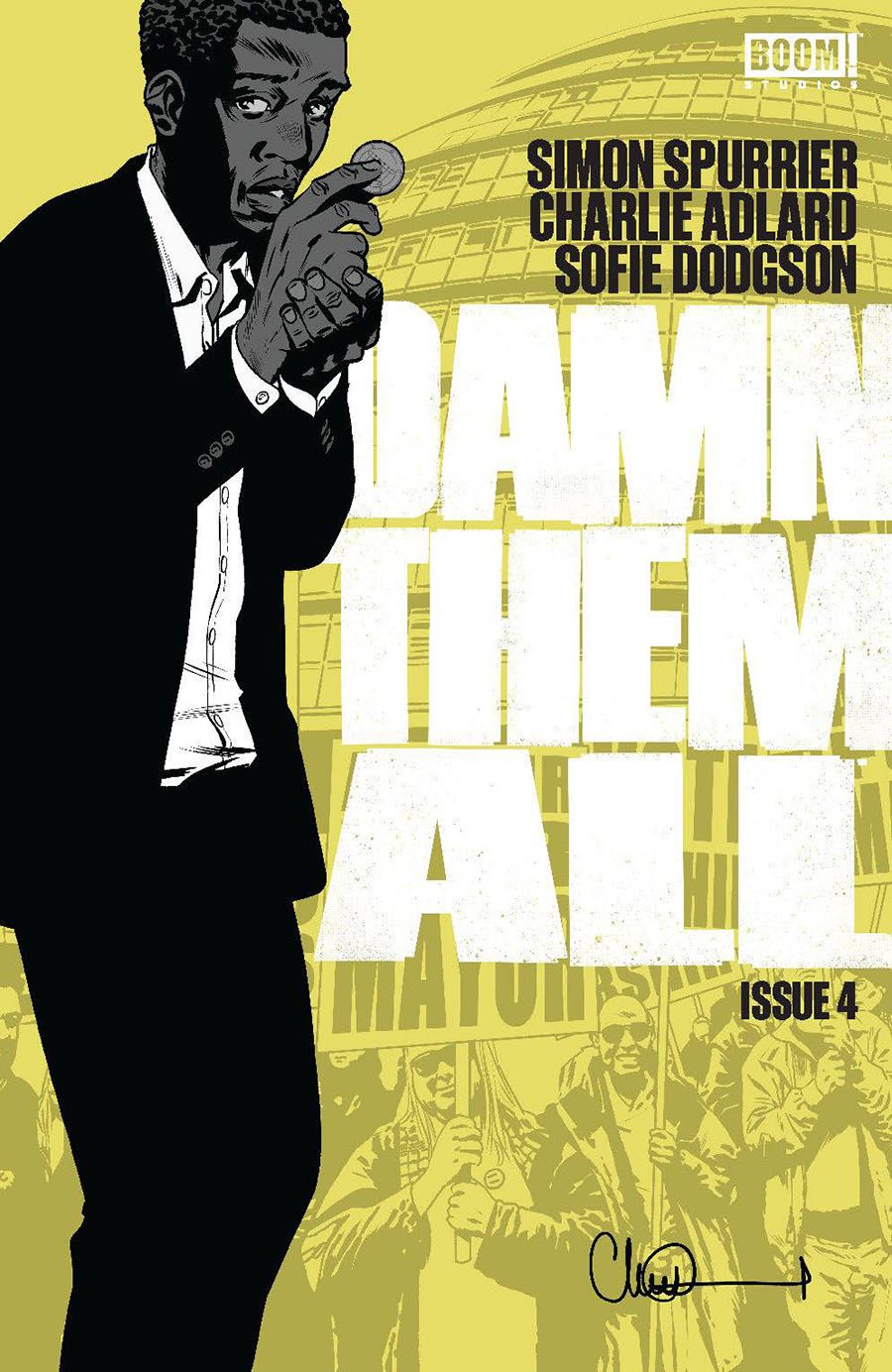 Damn Them All #4 Cover A Regular Charlie Adlard Cover