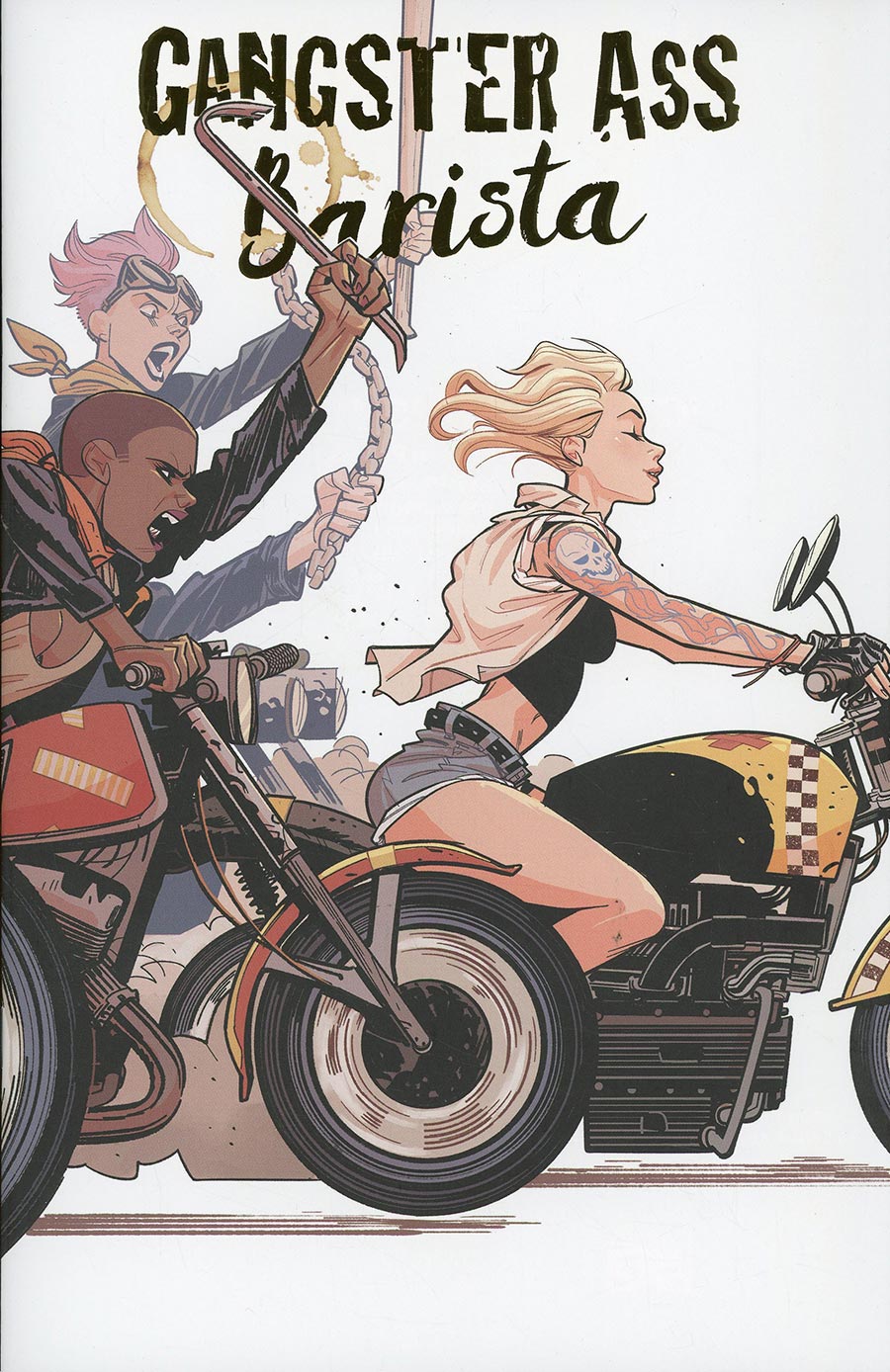 Gangster Ass Barista #3 Cover B Variant Conor Hughes & Fin Cramb Foil Cover