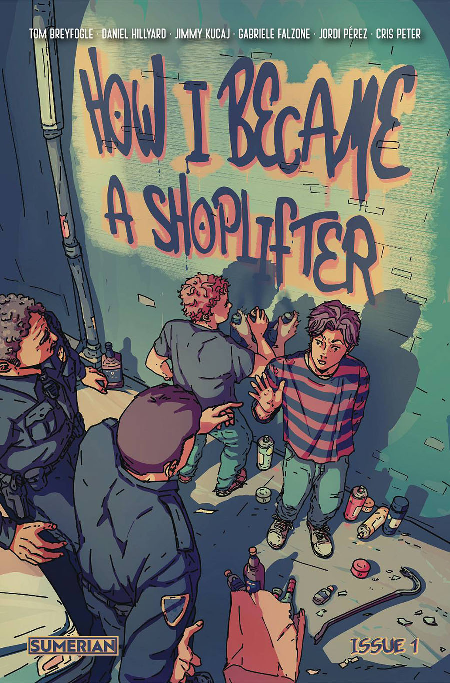 How I Became A Shoplifter #1 Cover G Limited Edition Amalas Rosa Spraypainting Variant Cover