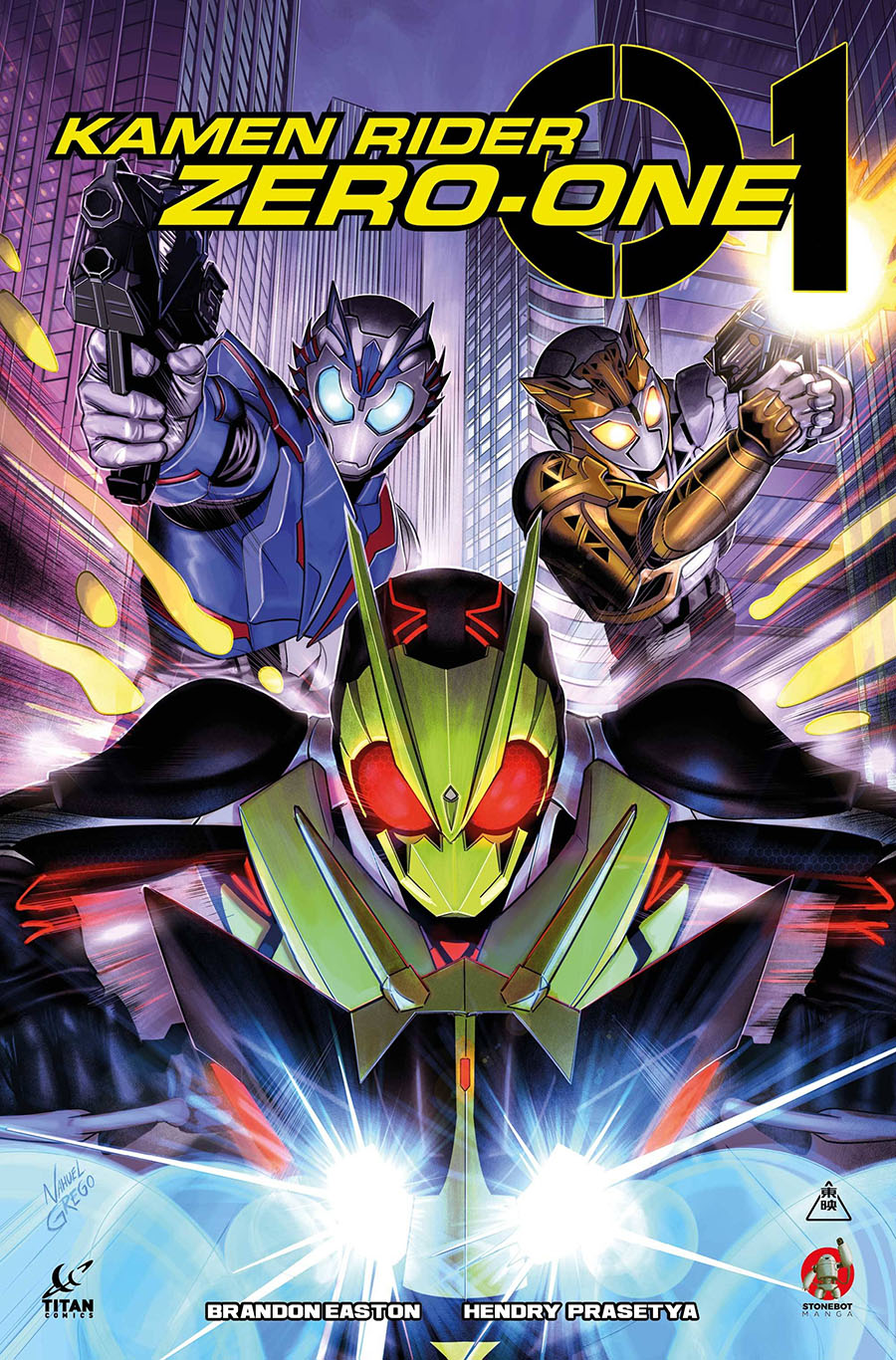 Kamen Rider Zero-One #3 Cover B Variant Nahuel Grego Cover