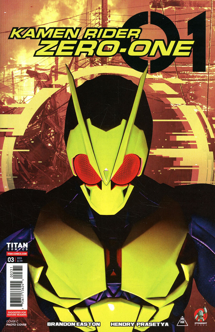 Kamen Rider Zero-One #3 Cover C Variant Photo Cover