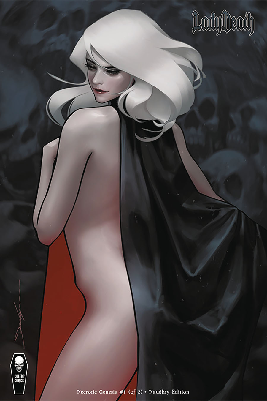 Lady Death Necrotic Genesis #1 Cover D Variant Jeehyung Lee Naughty Cover
