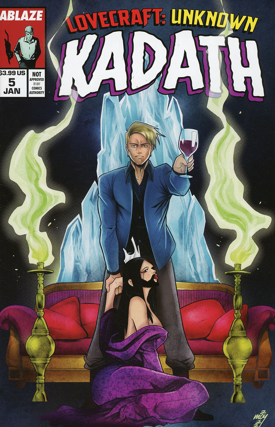 Lovecraft Unknown Kadath #5 Cover C Variant Moy R Doctor Strange Sorcerer Supreme 1 Parody Cover