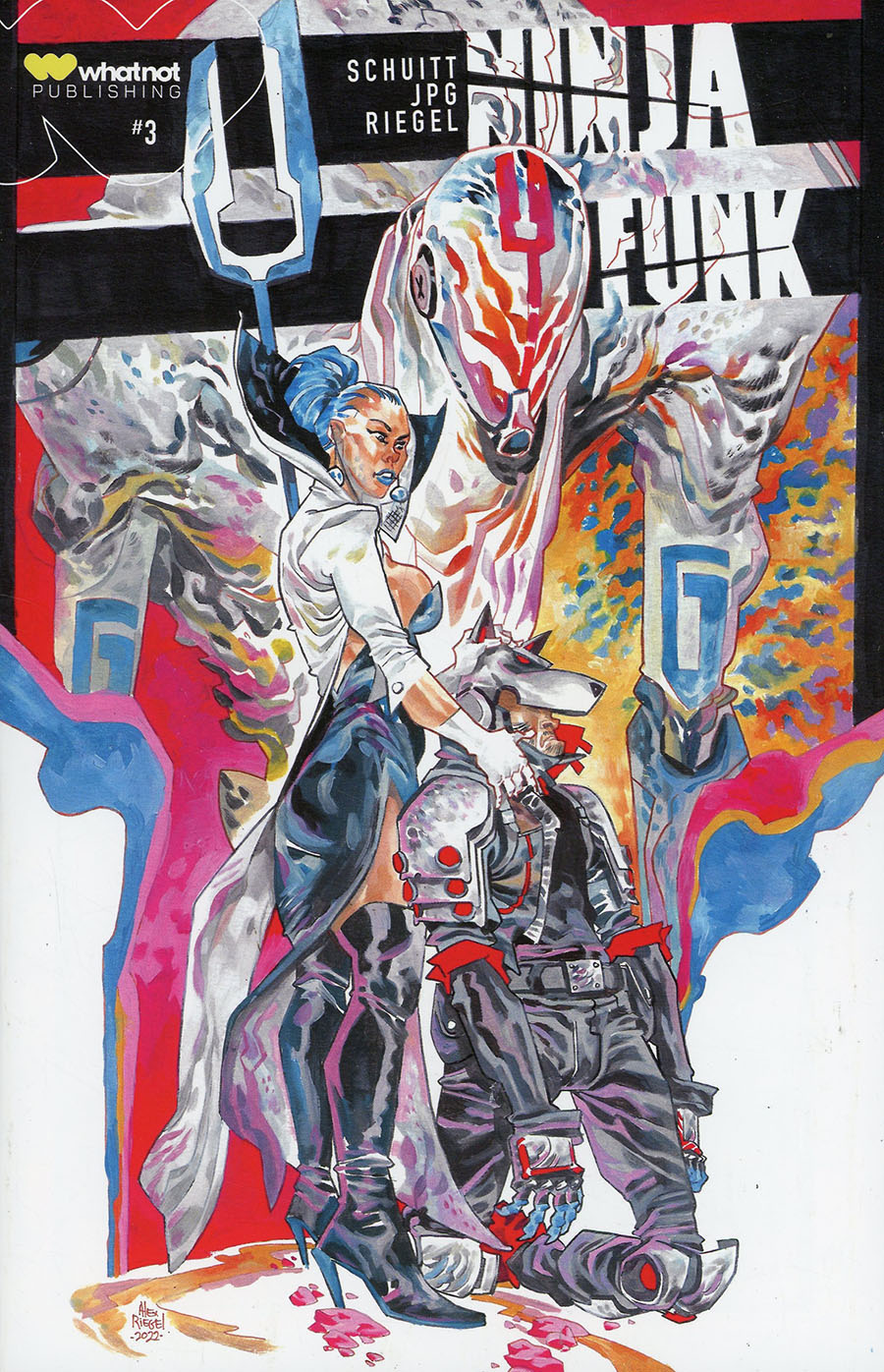 Ninja Funk #3 Cover B Variant Alex Riegel Cover
