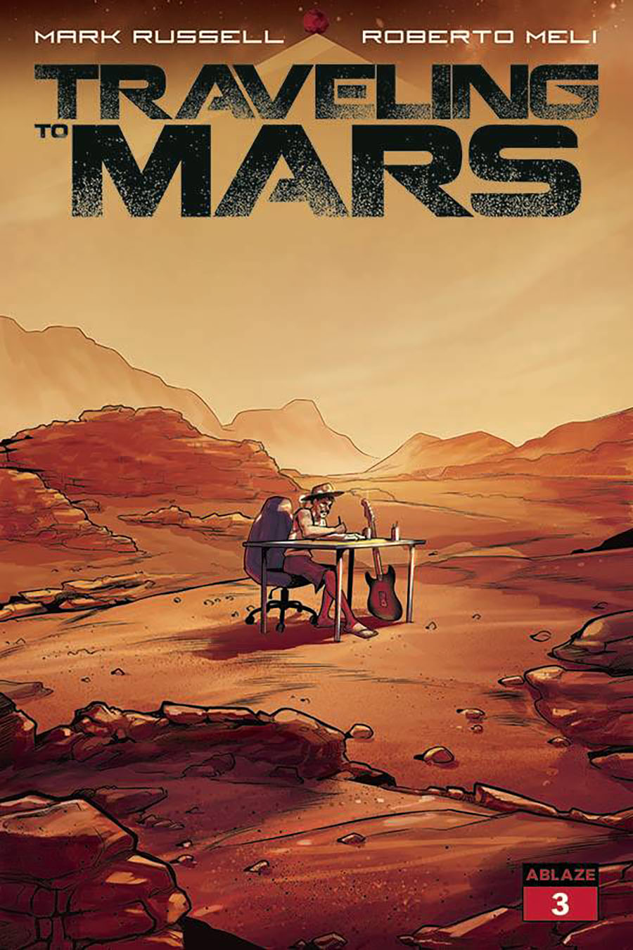 Traveling To Mars #3 Cover B Variant Valentina Pinti Cover