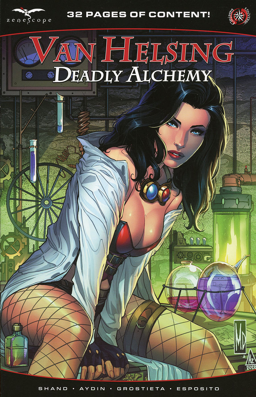 Grimm Fairy Tales Presents Van Helsing Deadly Alchemy #1 (One Shot) Cover D Michael DiPascale