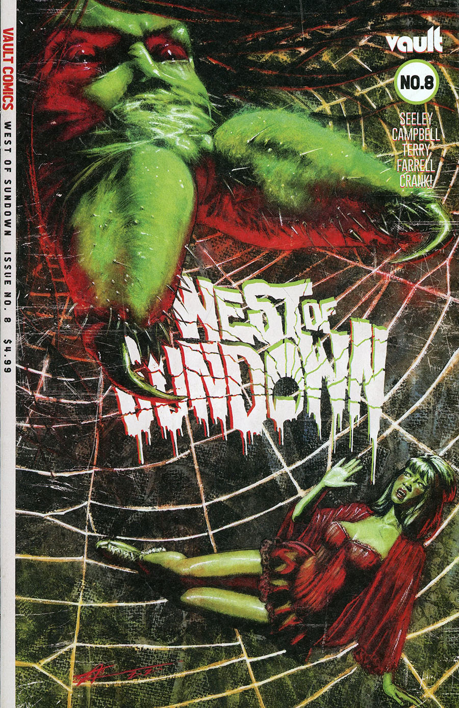 West Of Sundown #8 Cover A Regular Aaron Campbell Cover