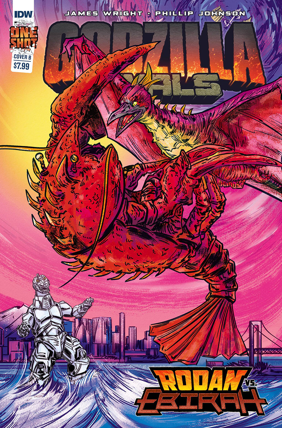 Godzilla Rivals Rodan vs Ebirah #1 (One Shot) Cover B Variant Brenda Chi Cover