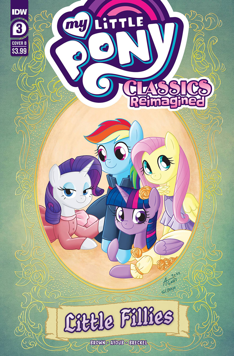 My Little Pony Classics Reimagined Little Fillies #3 Cover B Variant Agnes Garbowska Cover