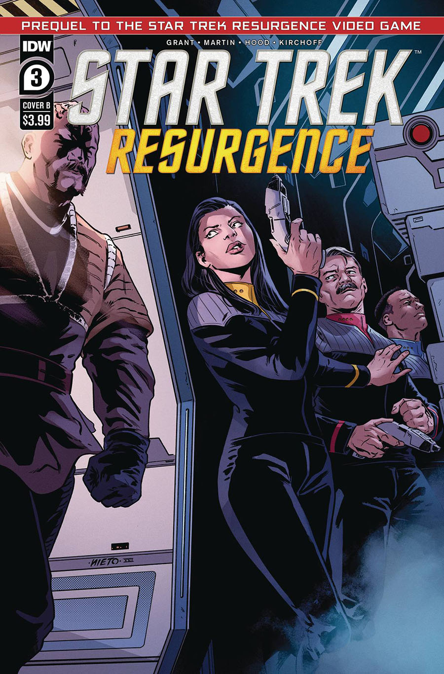 Star Trek Resurgence #3 Cover B Variant Carlos Nieto Cover