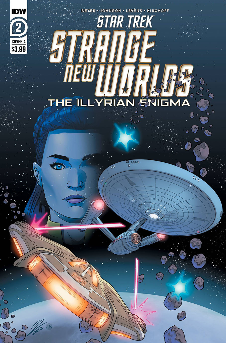 Star Trek Strange New Worlds Illyrian Enigma #2 Cover A Regular Megan Levens Cover
