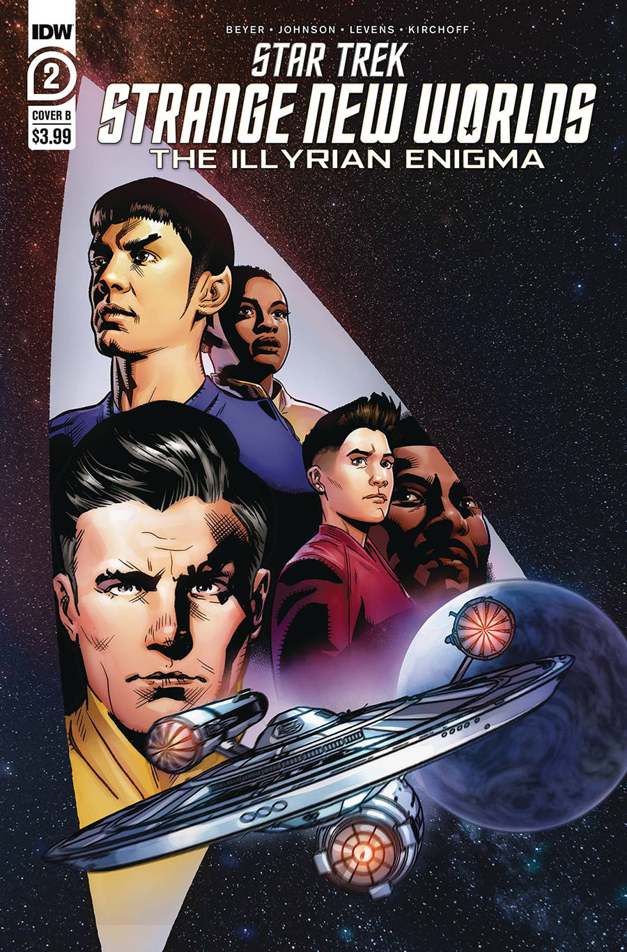 Star Trek Strange New Worlds Illyrian Enigma #2 Cover B Variant Kieran McKeown Cover