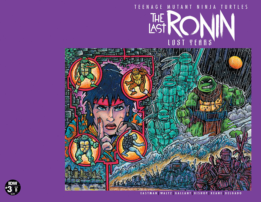 Teenage Mutant Ninja Turtles The Last Ronin The Lost Years #3 Cover B Variant Kevin Eastman & Ben Bishop Cover