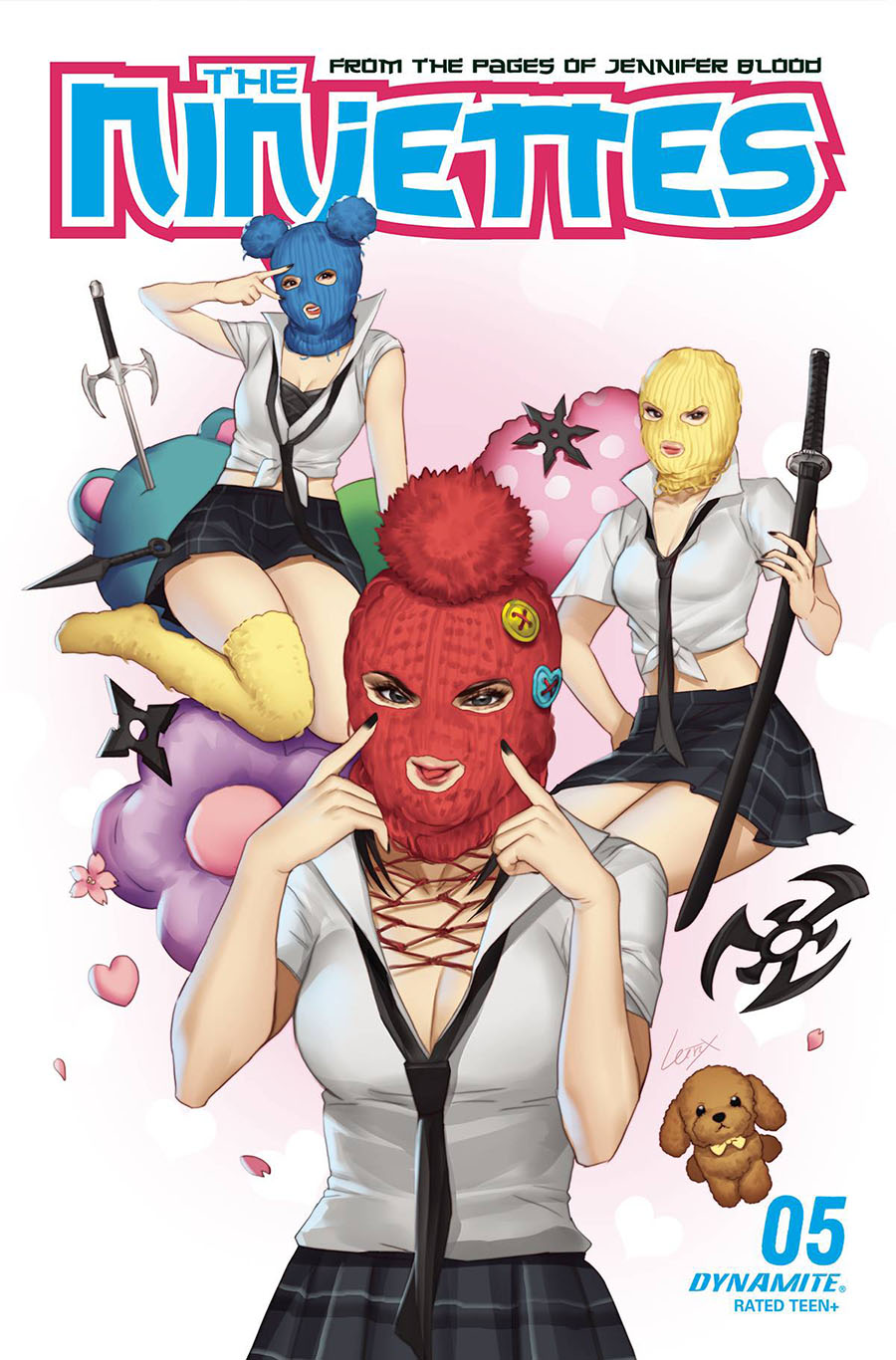 Ninjettes #5 Cover A Regular Lesley Leirix Li Cover