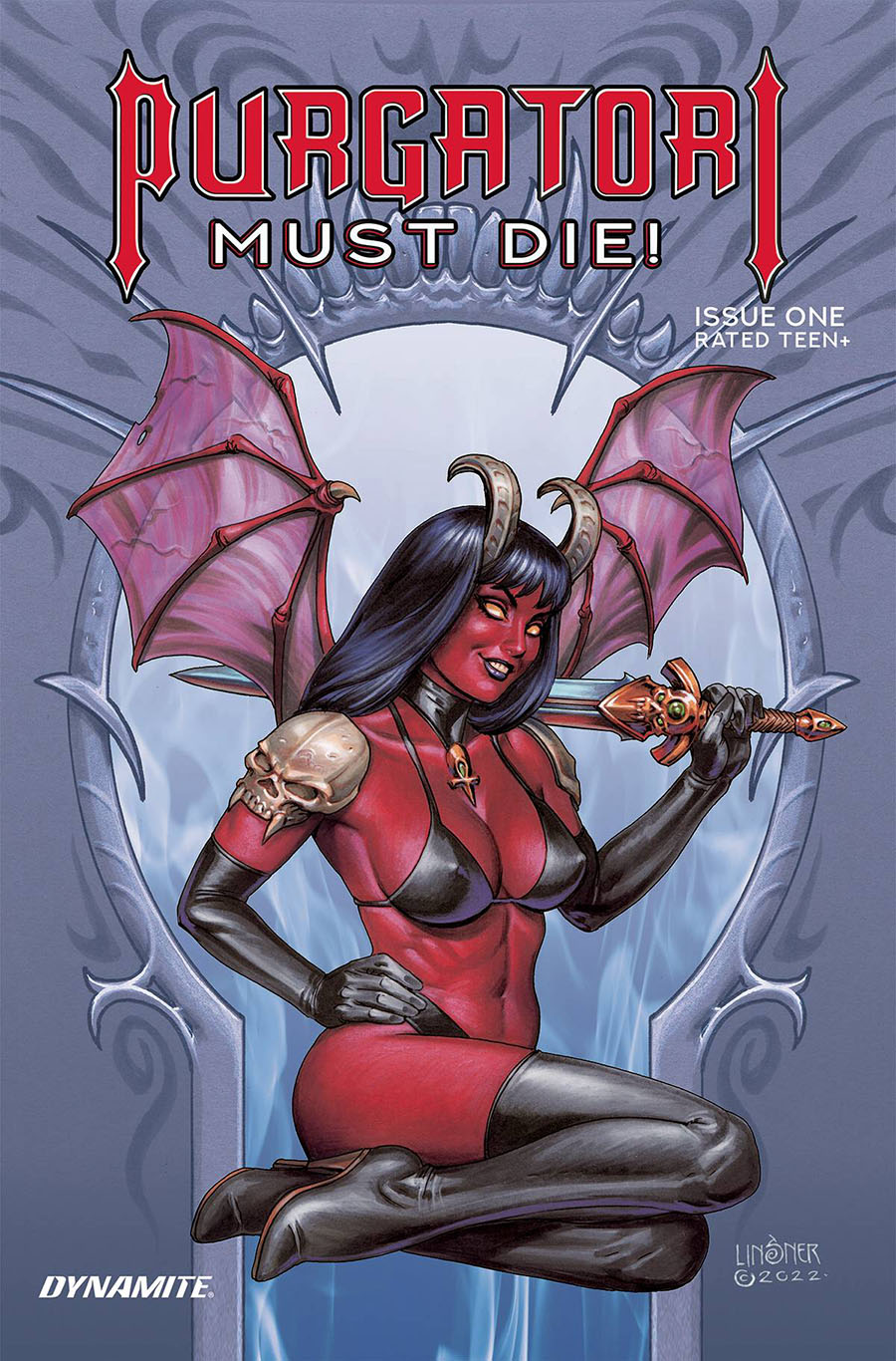 Purgatori Must Die #1 Cover B Variant Joseph Michael Linsner Cover