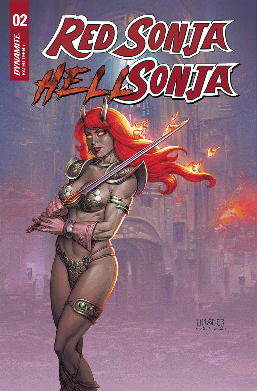 Red Sonja Hell Sonja #2 Cover C Variant Joseph Michael Linsner Cover