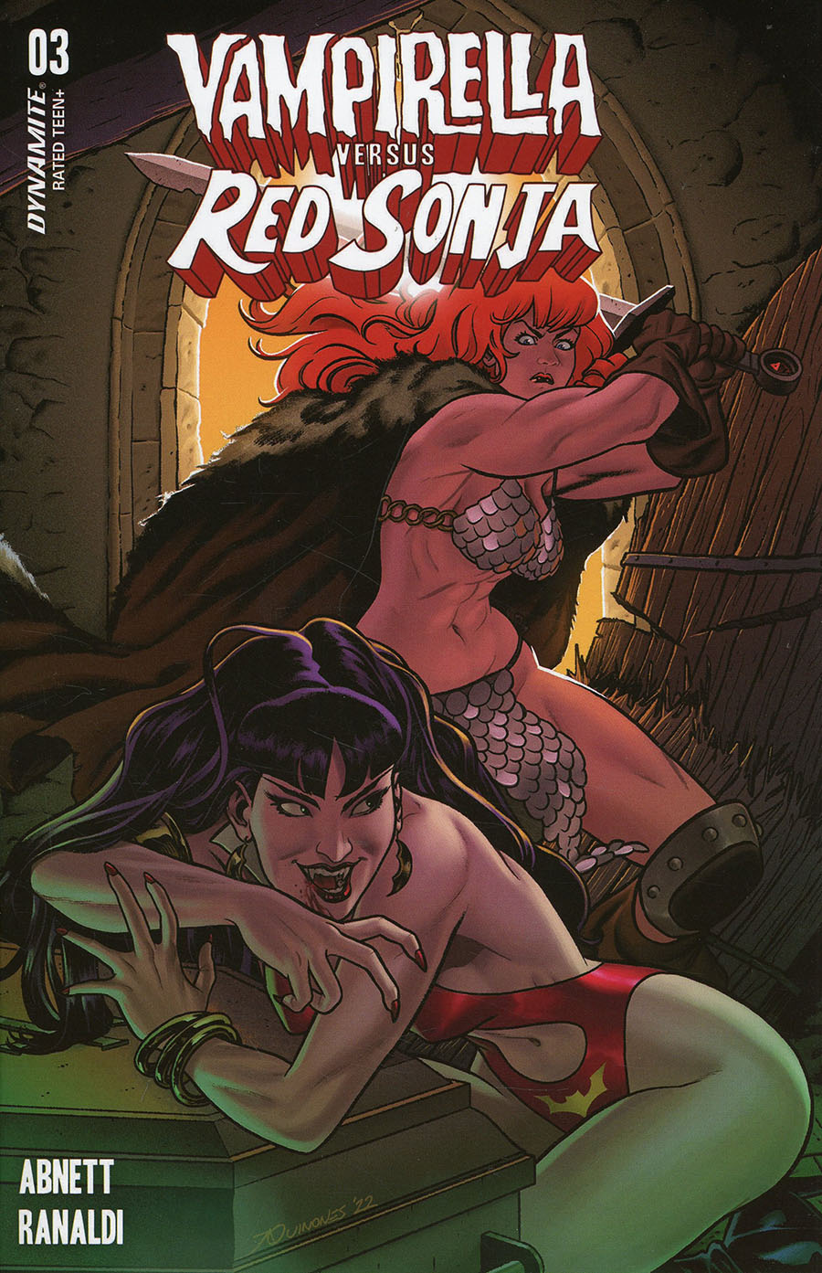 Vampirella vs Red Sonja #3 Cover C Variant Joe Quinones Cover