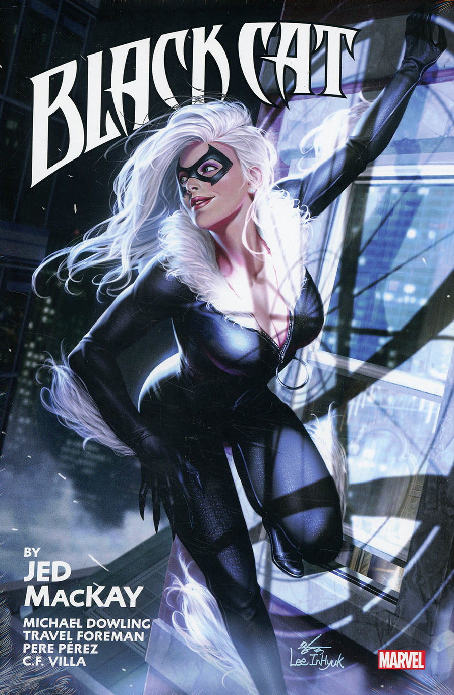 Black Cat By Jed MacKay Omnibus HC Direct Market Inhyuk Lee Variant Cover