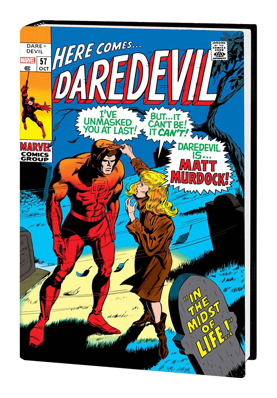 Daredevil Omnibus Vol 2 HC Direct Market Gene Colan Daredevil Unmasked Variant Cover