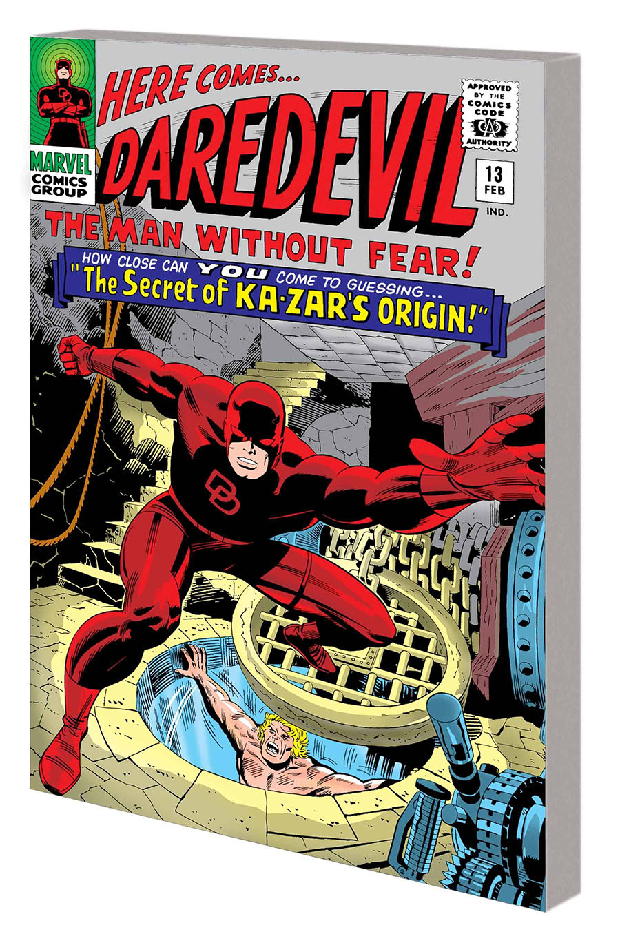 Mighty Marvel Masterworks Daredevil Vol 2 Alone Against The Underworld GN Direct Market Jack Kirby Variant Cover