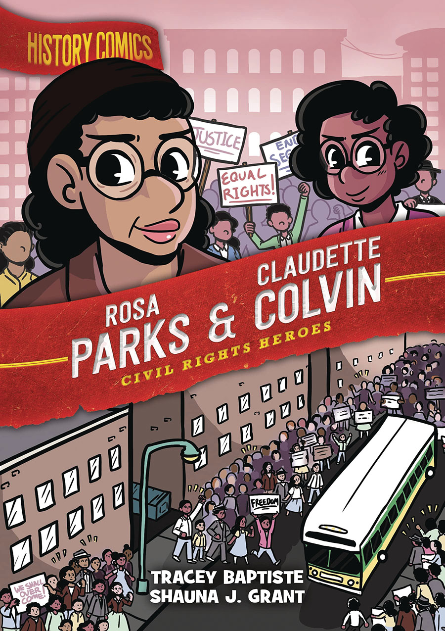 History Comics Rosa Parks And Claudette Colvin Civil Rights Heroes TP