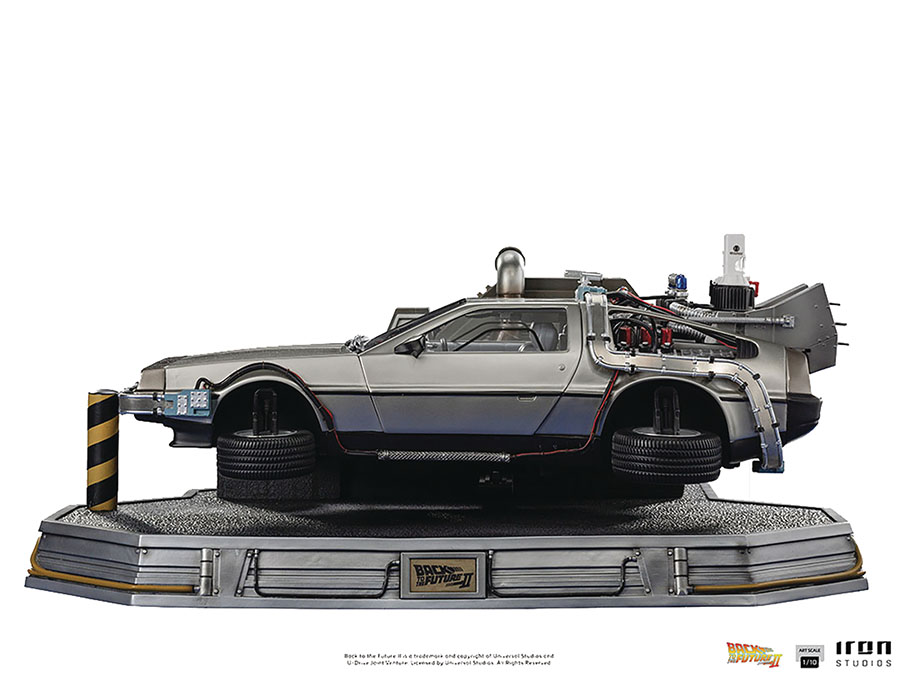 Back To The Future Part II Delorean Art Scale 1/10 Scale Statue Regular Edition
